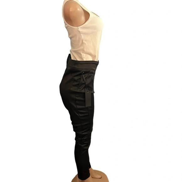 Bebe Black Tiana Black High Waisted Skinny Pants - Picture 8 of 9